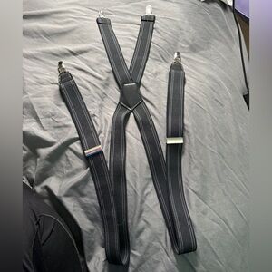 Men's Black Suspenders